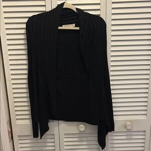 Faded Glory Black Cardigan Sweater